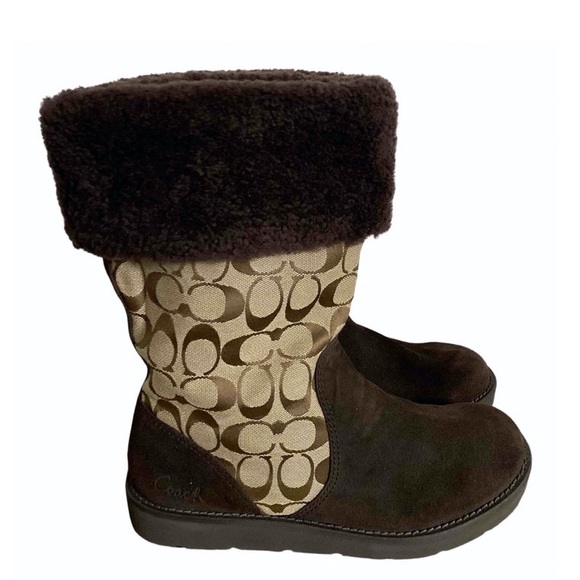 coach signature boots
